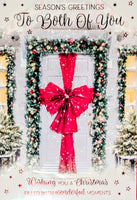 To Both Of You Christmas - Traditional White Door