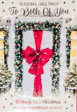 To Both Of You Christmas - Traditional White Door