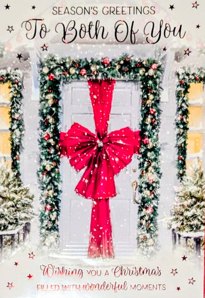 To Both Of You Christmas - Traditional White Door