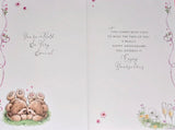Daughter & Son In Law Anniversary - Cute Bears & Words