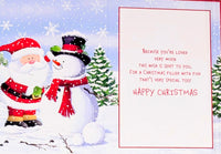 Niece Christmas - Santa & Snowman