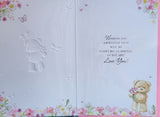 Granddaughter Birthday - Cute Bear Pink