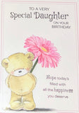 Daughter Birthday - Cute Pink Flower Special