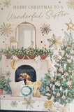 Sister Christmas - Fireplace and Tree