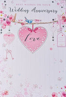 Your Anniversary - Traditional Pink Heart