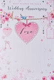 Your Anniversary - Traditional Pink Heart