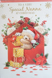Nanna Christmas - Cute Bear and envelope