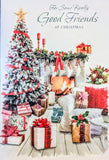 Friends Christmas - Traditional Fireplace & Tree