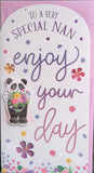 Nan Birthday - Slim Cute Panda