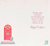 Across The Miles Christmas - Slim Traditional Red Door