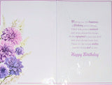 Mother Birthday - Traditional Purple Flowers