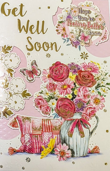 Get Well Soon - Traditional Flower Bouquet