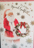 Godfather Christmas - Santa with Wreath