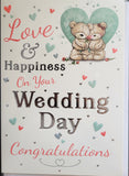 Wedding Day - Two bears in heart