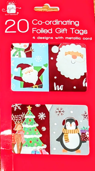 Christmas Tie On Gift Tags - Cute