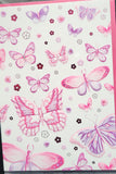 Blank - Pink & Silver Butterflies