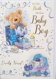 Baby Boy - Cute bear in bag