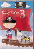 3 Boy Birthday - Pirates
