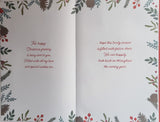 Husband Christmas - Large 8 Page Traditional Red