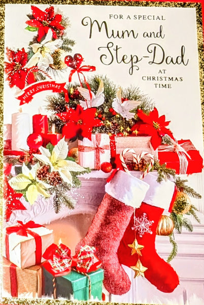 Mum & Step - Dad Christmas - Traditional Stockings & Gifts