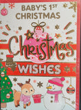 Baby's 1st  Christmas - Pink Bauble