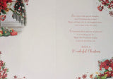 Friend Christmas - Traditional Stairs & Flowers