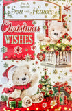 Son & Fiancée Christmas - Cute White Bears