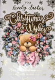 Sister Christmas - Large Cute Wreath