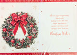 Granddaughter Christmas - Traditional Wreath Wonderful