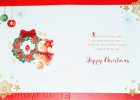 Auntie Christmas - Cute Wreath On Left