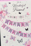 Friend Birthday - Traditional Bunting