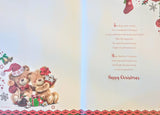 Dad & Wife Christmas - Cute Bears With Gifts