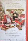 Grandson & Girlfriend Christmas - Armchair