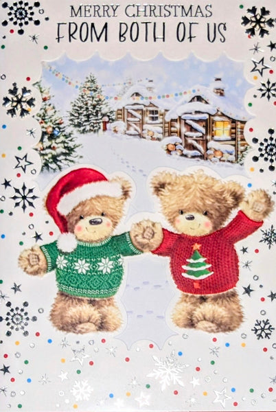 From Both Of Us Christmas - Cute Bears In Jumpers