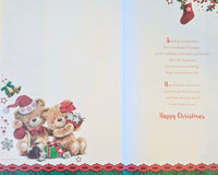 Daughter & Partner Christmas - Cute Bears With Gifts