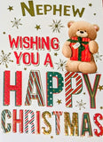 Nephew Christmas - Cute Bear Happy