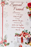 Friend Christmas - Traditional Gift Box Words