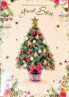 Son Christmas - Large Traditional Tree