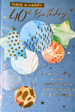 40 Birthday Male - Balloons