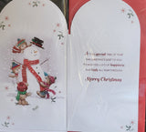 To All The Family Christmas - Slim Snowman