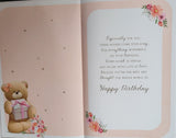 Granddaughter Birthday - Large 8 page Cute Flowers