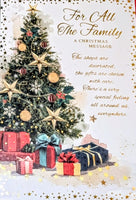 To All The Family Christmas - Traditional Tree Words