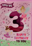 3 Girl Birthday - Big 3 and faries