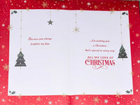 Husband Christmas - Large 8 Page Traditional Red