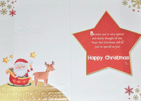 Great Grandson Christmas - Santa With Red Star