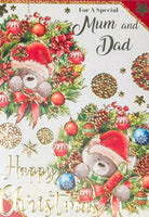 Mum & Dad Christmas - Cute 2 Wreaths