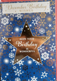 December Birthday - Blue