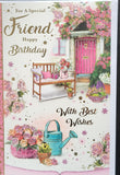 Friend Birthday - Large Pink Door