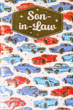 Son In Law Birthday - Traditional Red & Blue Cars