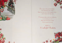 Mum Christmas -  Traditional Stairs & Flowers